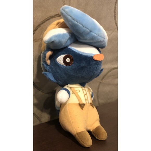 Animal Crossing Kicks Shanks Blue Skunk 8" Plush Toy Little Buddy Nintendo - Picture 3 of 9